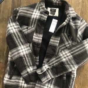 quiksilver plaid jacket